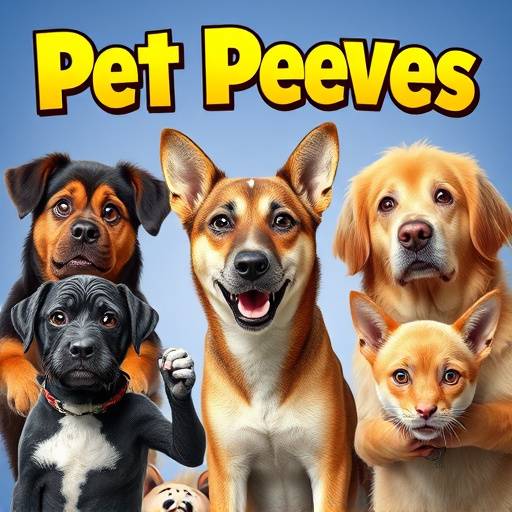 Poster for 'Pet Peeves' comedy about annoying pet behaviors